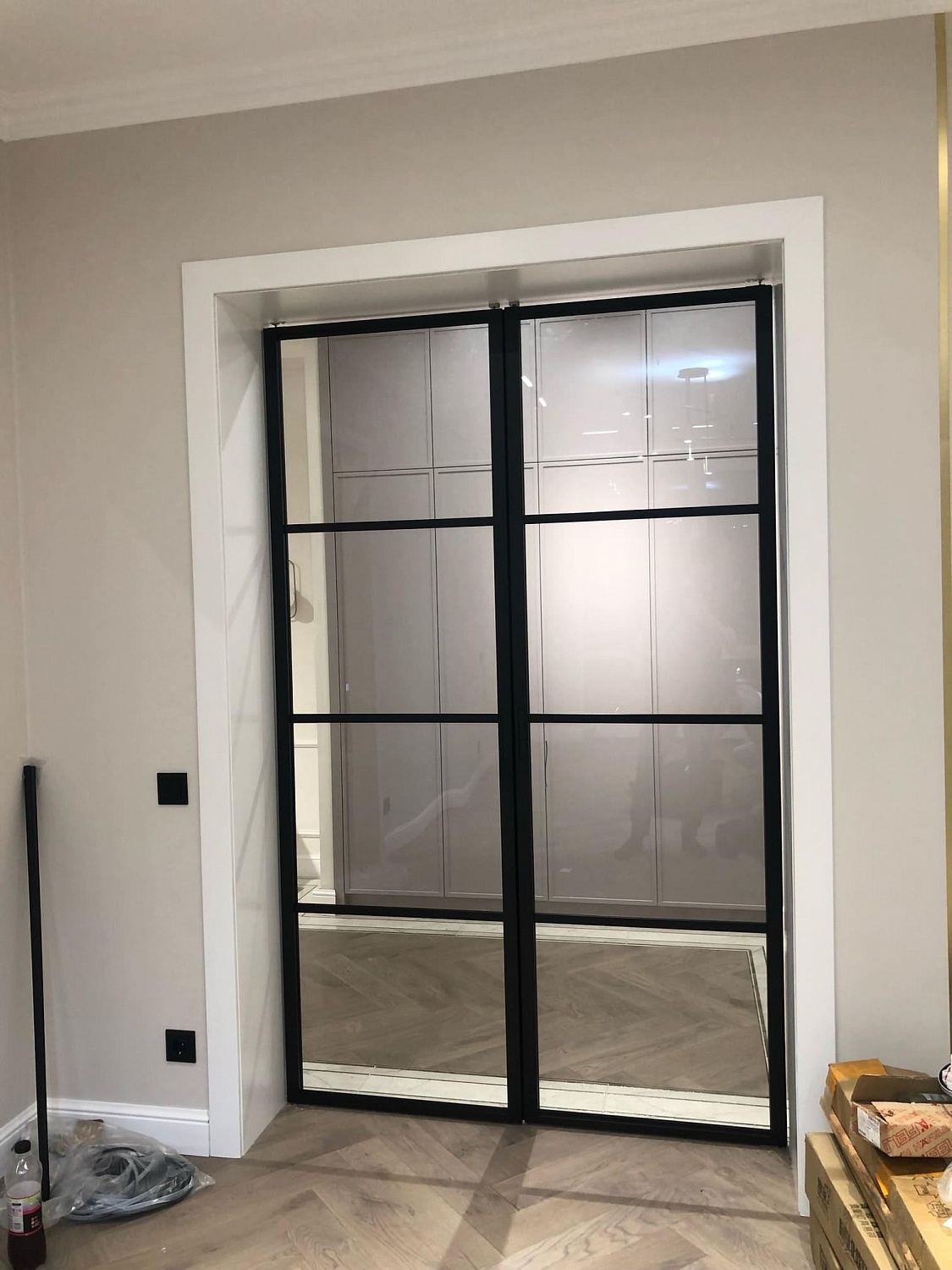 Изготовление перегородок в стиле Лофт - фото KAZSTEKLO