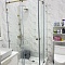 Изготовление и установка стеклянных душевых перегородок - фото Казстекло