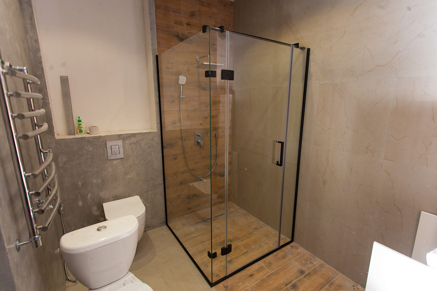 Шыны душ кабиналарын жасау және монтаждау - фото Казстекло Шыны душ кабиналарын жасау және монтаждау - фото Казстекло