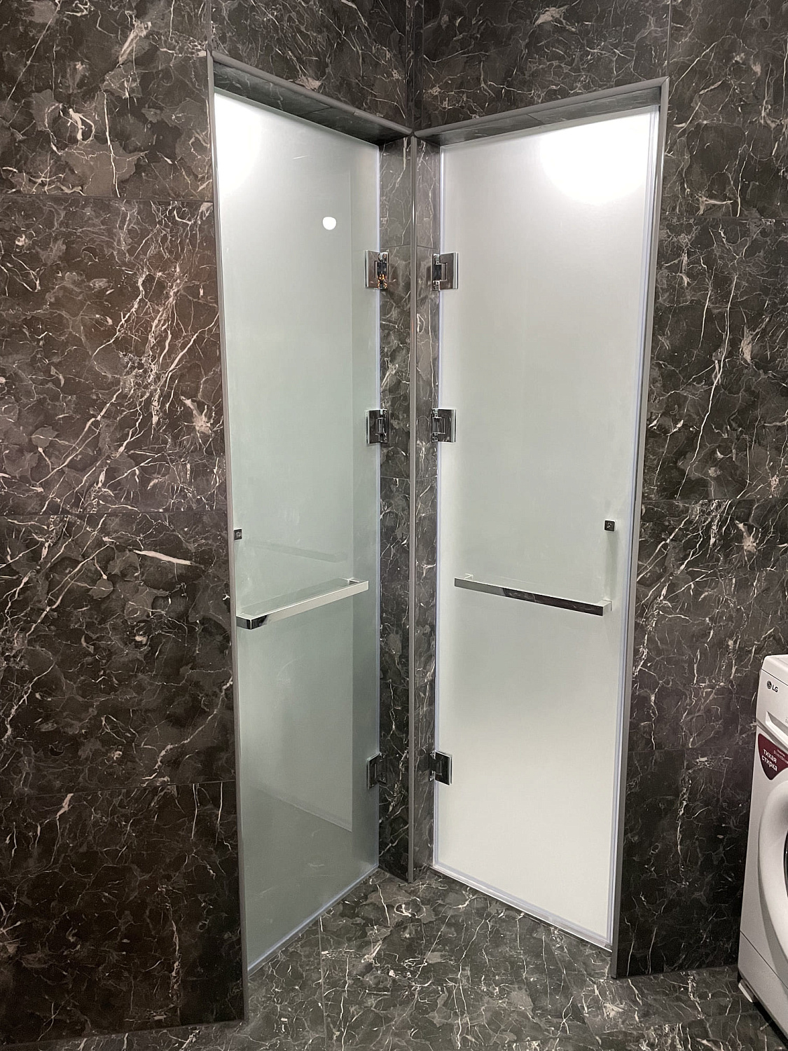 Шыны душ кабиналарын жасау және монтаждау - фото Казстекло Шыны душ кабиналарын жасау және монтаждау - фото Казстекло